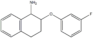 2-(3-fluorophenoxy)-1,2,3,4-tetrahydronaphthalen-1-amine Structure