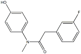 2-(3-fluorophenyl)-N-(4-hydroxyphenyl)-N-methylacetamide