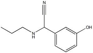  2-(3-hydroxyphenyl)-2-(propylamino)acetonitrile