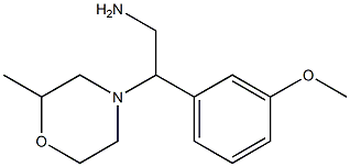 2-(3-methoxyphenyl)-2-(2-methylmorpholin-4-yl)ethanamine