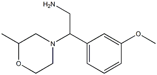  2-(3-methoxyphenyl)-2-(2-methylmorpholin-4-yl)ethanamine