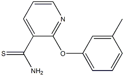 2-(3-methylphenoxy)pyridine-3-carbothioamide|