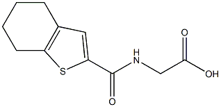 2-(4,5,6,7-tetrahydro-1-benzothiophen-2-ylformamido)acetic acid|2-(4,5,6,7-tetrahydro-1-benzothiophen-2-ylformamido)acetic acid