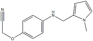 2-(4-{[(1-methyl-1H-pyrrol-2-yl)methyl]amino}phenoxy)acetonitrile Structure