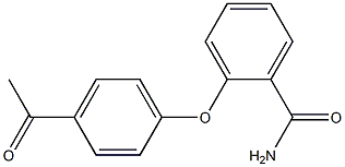 2-(4-acetylphenoxy)benzamide Structure