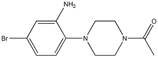 2-(4-acetylpiperazin-1-yl)-5-bromoaniline Structure