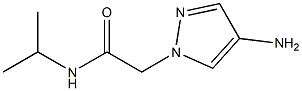 2-(4-amino-1H-pyrazol-1-yl)-N-(propan-2-yl)acetamide|