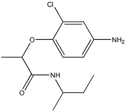 2-(4-amino-2-chlorophenoxy)-N-(butan-2-yl)propanamide|