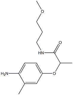 2-(4-amino-3-methylphenoxy)-N-(3-methoxypropyl)propanamide