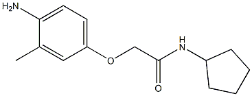 2-(4-amino-3-methylphenoxy)-N-cyclopentylacetamide
