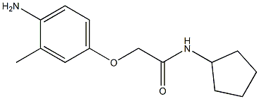 2-(4-amino-3-methylphenoxy)-N-cyclopentylacetamide|