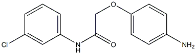 2-(4-aminophenoxy)-N-(3-chlorophenyl)acetamide