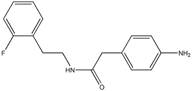 2-(4-aminophenyl)-N-[2-(2-fluorophenyl)ethyl]acetamide
