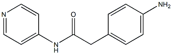 2-(4-aminophenyl)-N-pyridin-4-ylacetamide Struktur