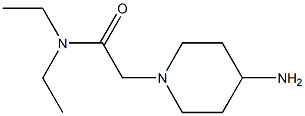 2-(4-aminopiperidin-1-yl)-N,N-diethylacetamide,,结构式