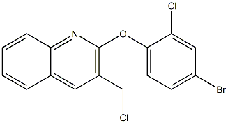 2-(4-bromo-2-chlorophenoxy)-3-(chloromethyl)quinoline