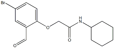  2-(4-bromo-2-formylphenoxy)-N-cyclohexylacetamide