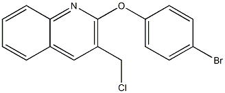 2-(4-bromophenoxy)-3-(chloromethyl)quinoline