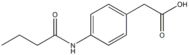  2-(4-butanamidophenyl)acetic acid