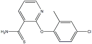 2-(4-chloro-2-methylphenoxy)pyridine-3-carbothioamide