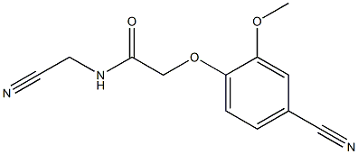 2-(4-cyano-2-methoxyphenoxy)-N-(cyanomethyl)acetamide