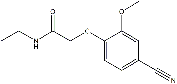 2-(4-cyano-2-methoxyphenoxy)-N-ethylacetamide