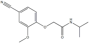 2-(4-cyano-2-methoxyphenoxy)-N-isopropylacetamide