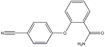 2-(4-cyanophenoxy)benzamide Structure