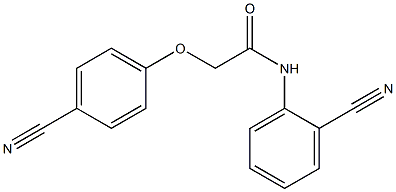 2-(4-cyanophenoxy)-N-(2-cyanophenyl)acetamide|