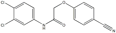 2-(4-cyanophenoxy)-N-(3,4-dichlorophenyl)acetamide|