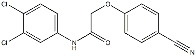  2-(4-cyanophenoxy)-N-(3,4-dichlorophenyl)acetamide