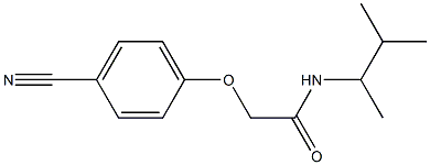 2-(4-cyanophenoxy)-N-(3-methylbutan-2-yl)acetamide