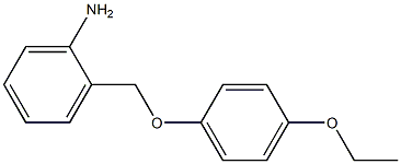 2-(4-ethoxyphenoxymethyl)aniline Structure