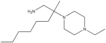 2-(4-ethylpiperazin-1-yl)-2-methyloctan-1-amine Struktur