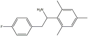2-(4-fluorophenyl)-1-(2,4,6-trimethylphenyl)ethan-1-amine|