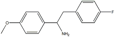 2-(4-fluorophenyl)-1-(4-methoxyphenyl)ethanamine Structure