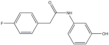 2-(4-fluorophenyl)-N-(3-hydroxyphenyl)acetamide|