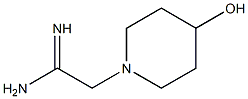 2-(4-hydroxypiperidin-1-yl)ethanimidamide Structure