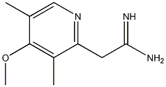 2-(4-methoxy-3,5-dimethylpyridin-2-yl)ethanimidamide