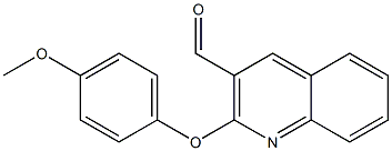 2-(4-methoxyphenoxy)quinoline-3-carbaldehyde Structure