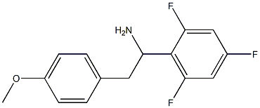 2-(4-methoxyphenyl)-1-(2,4,6-trifluorophenyl)ethan-1-amine|