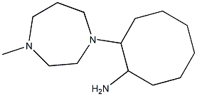 2-(4-methyl-1,4-diazepan-1-yl)cyclooctan-1-amine Struktur