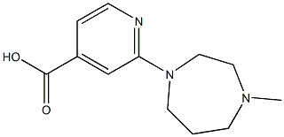 2-(4-methyl-1,4-diazepan-1-yl)pyridine-4-carboxylic acid Structure