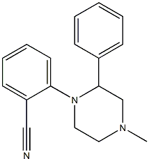  2-(4-methyl-2-phenylpiperazin-1-yl)benzonitrile