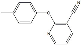 2-(4-methylphenoxy)nicotinonitrile Struktur