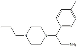 2-(4-methylphenyl)-2-(4-propylpiperazin-1-yl)ethanamine|