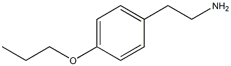 2-(4-propoxyphenyl)ethanamine 结构式