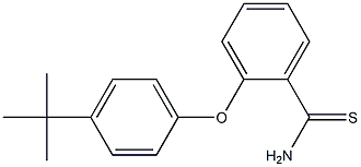  2-(4-tert-butylphenoxy)benzene-1-carbothioamide