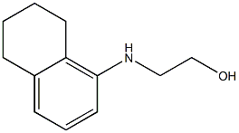 2-(5,6,7,8-tetrahydronaphthalen-1-ylamino)ethan-1-ol 化学構造式