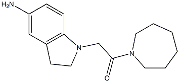 2-(5-amino-2,3-dihydro-1H-indol-1-yl)-1-(azepan-1-yl)ethan-1-one